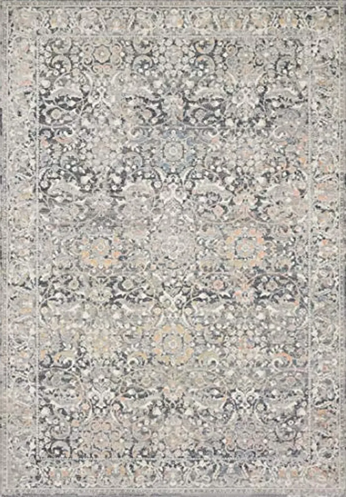 Loloi II Lucia Collection LUC-04 Grey/Mist 2'-8" x 10' Runner Rug