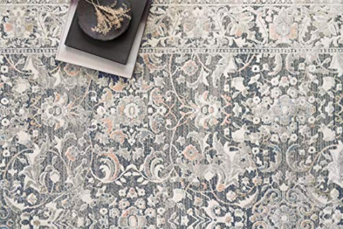 Loloi II Lucia Collection LUC-04 Grey/Mist 2'-8" x 10' Runner Rug