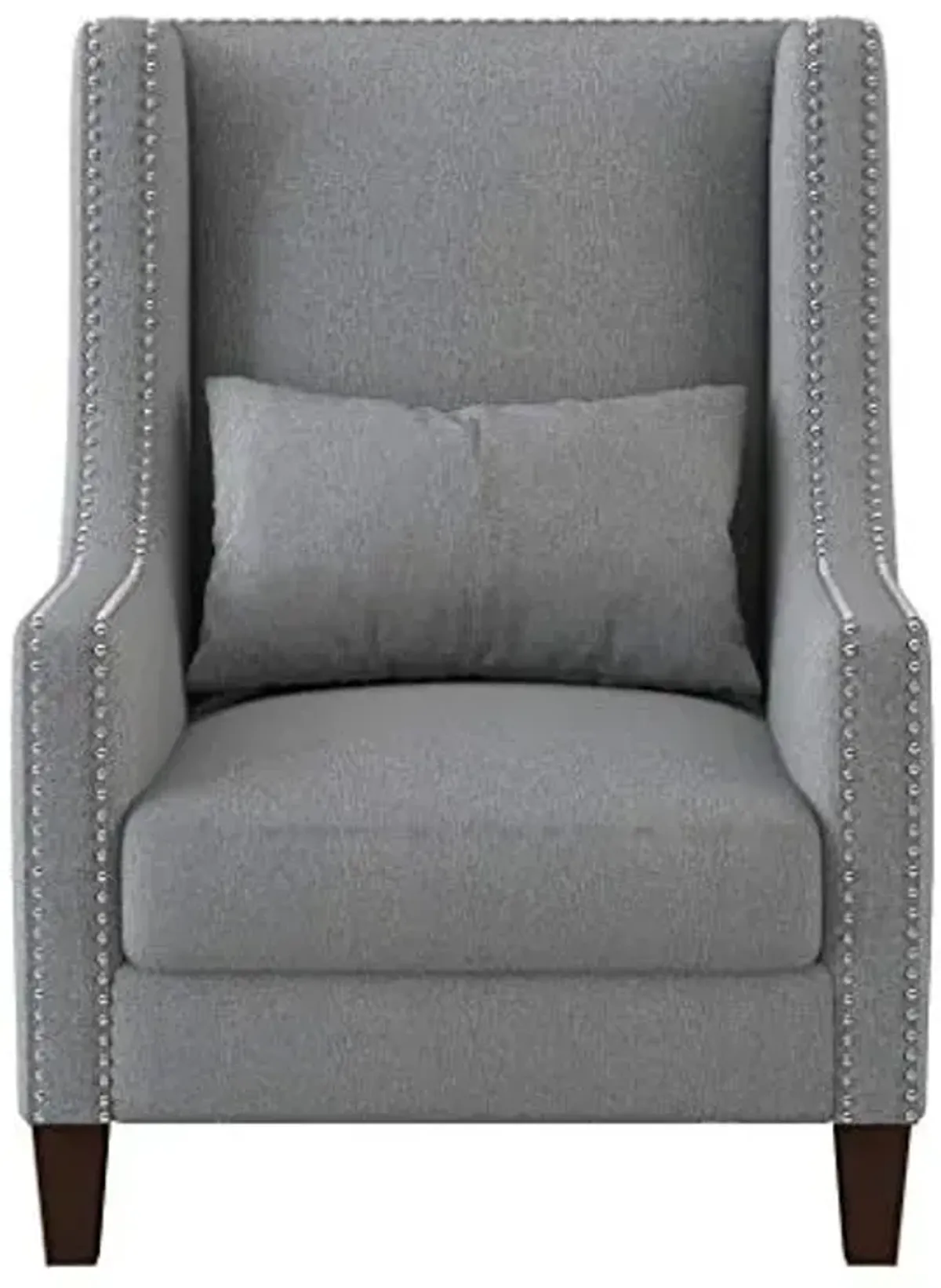 Homelegance Fabric Accent Chair, Light Gray