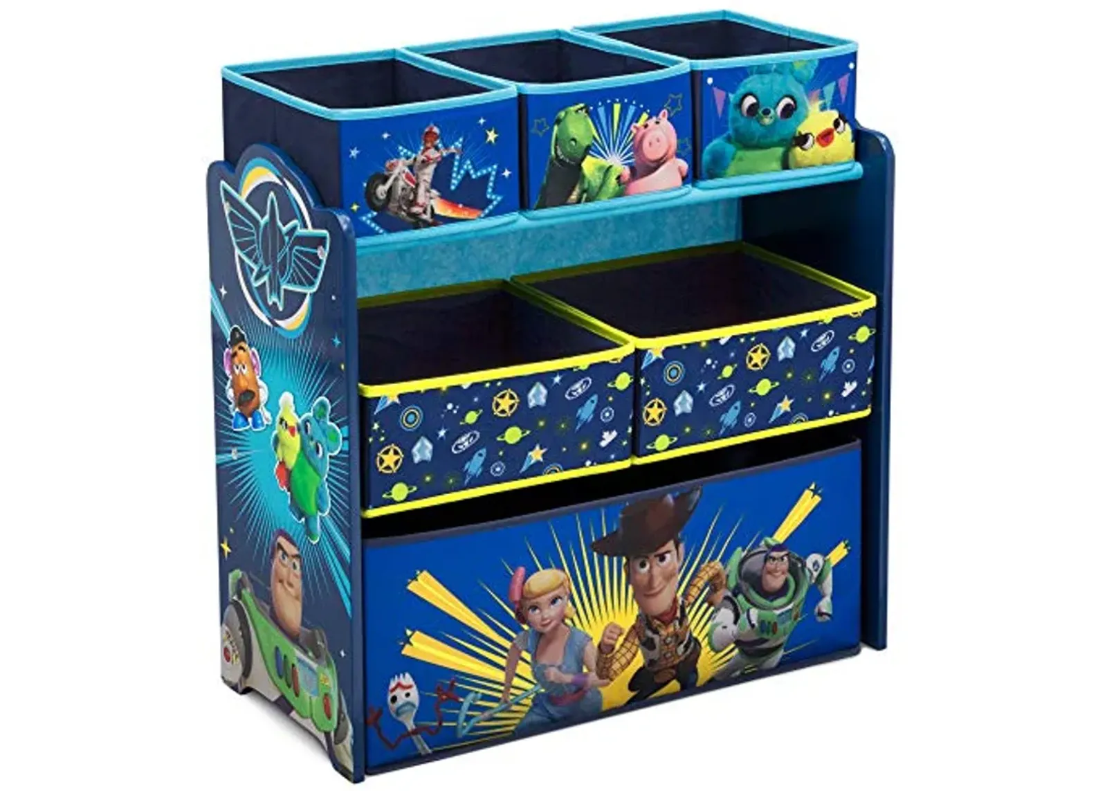 Disney/Pixar Toy Story 4 6 Bin Design and Store Toy Organizer by Delta Children