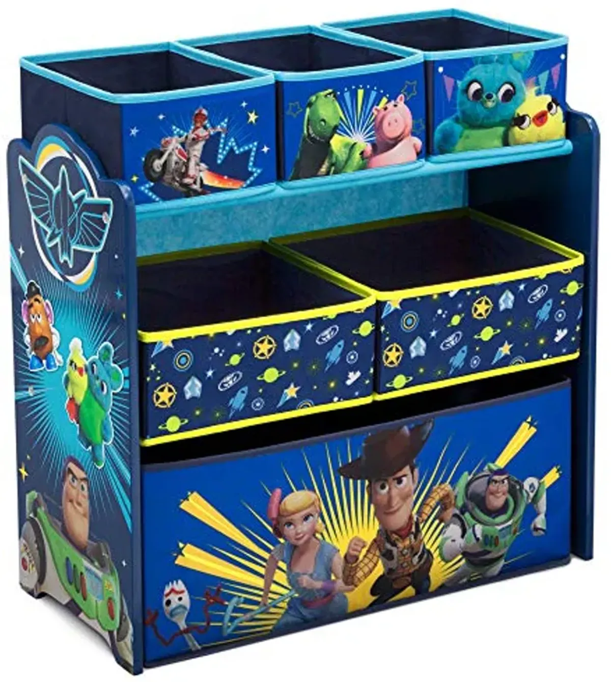 Disney/Pixar Toy Story 4 6 Bin Design and Store Toy Organizer by Delta Children