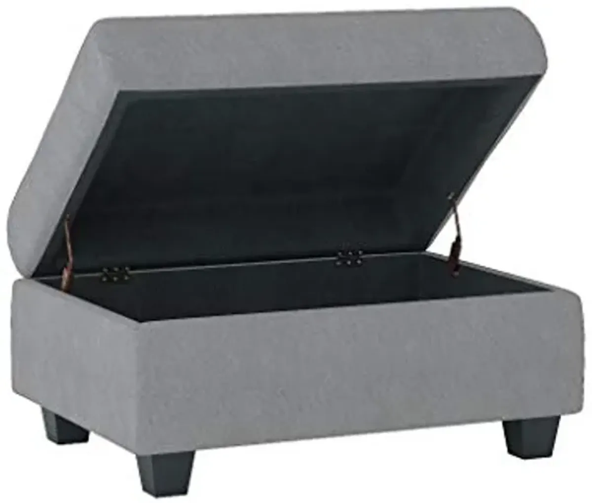 Homelegance Storage Ottoman, Gray