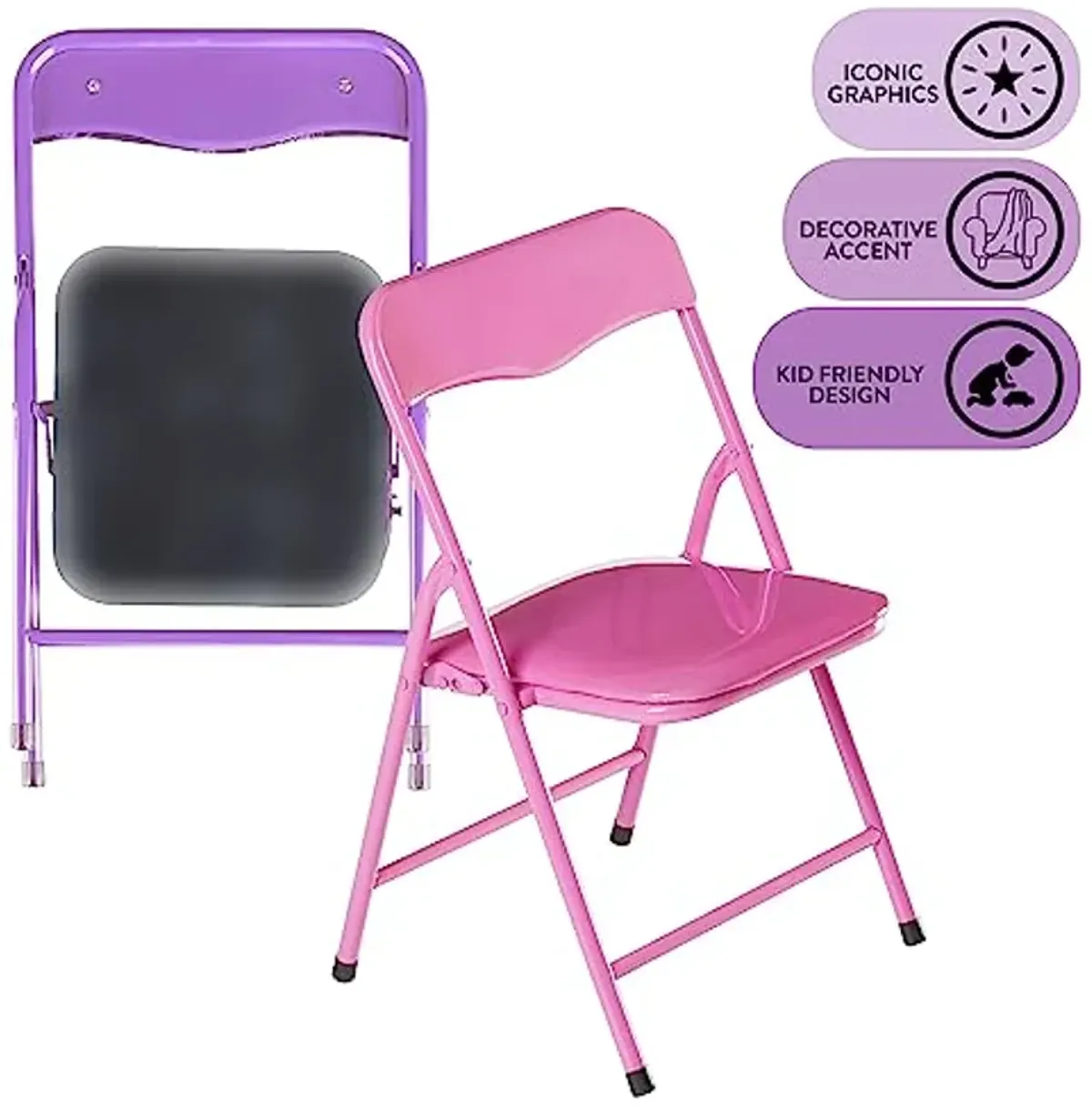 Heritage Kids 3Piece Table & Chair Set, Pink, 3 Piece