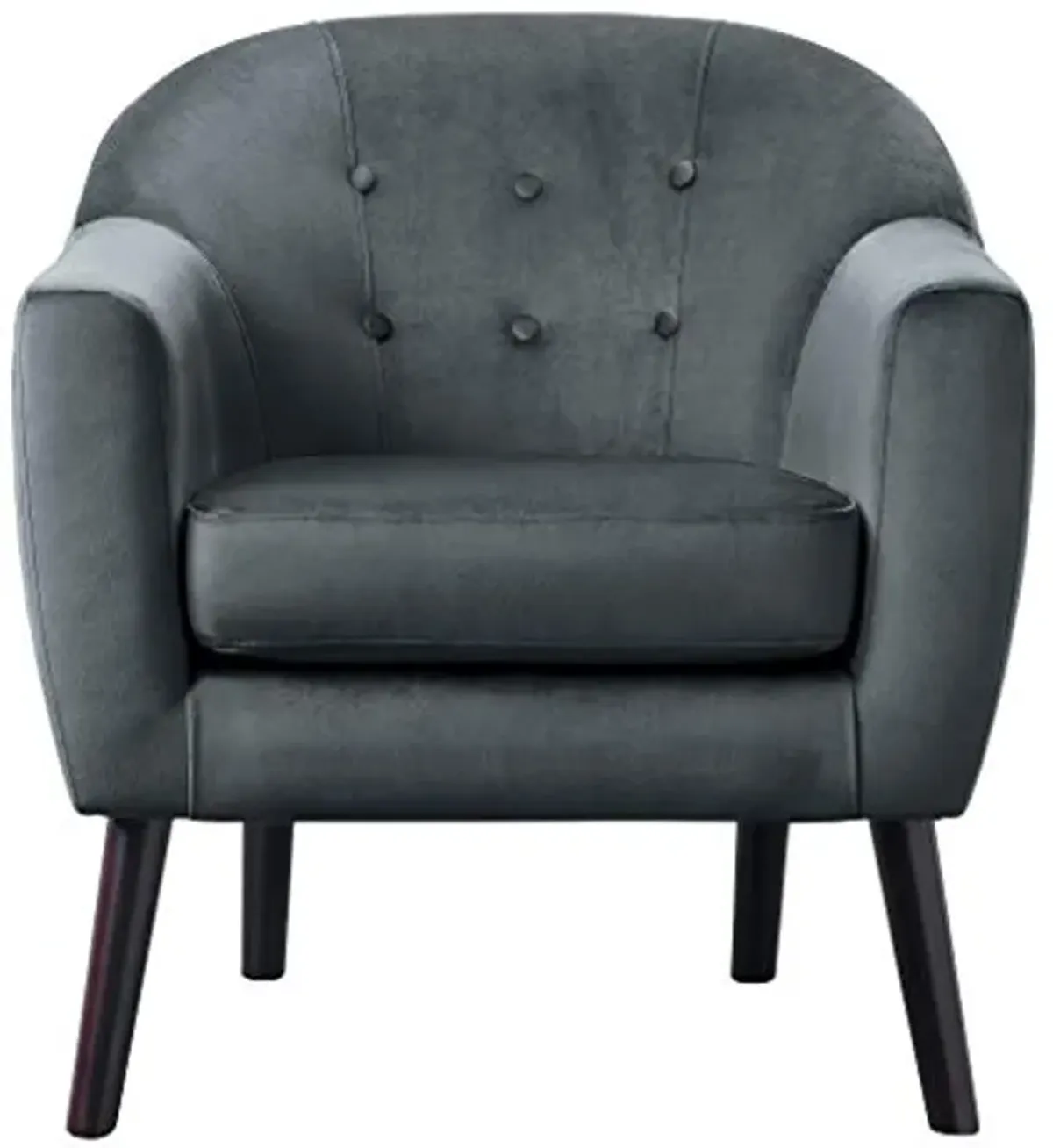 Homelegance Velvet Accent Chair, Gray