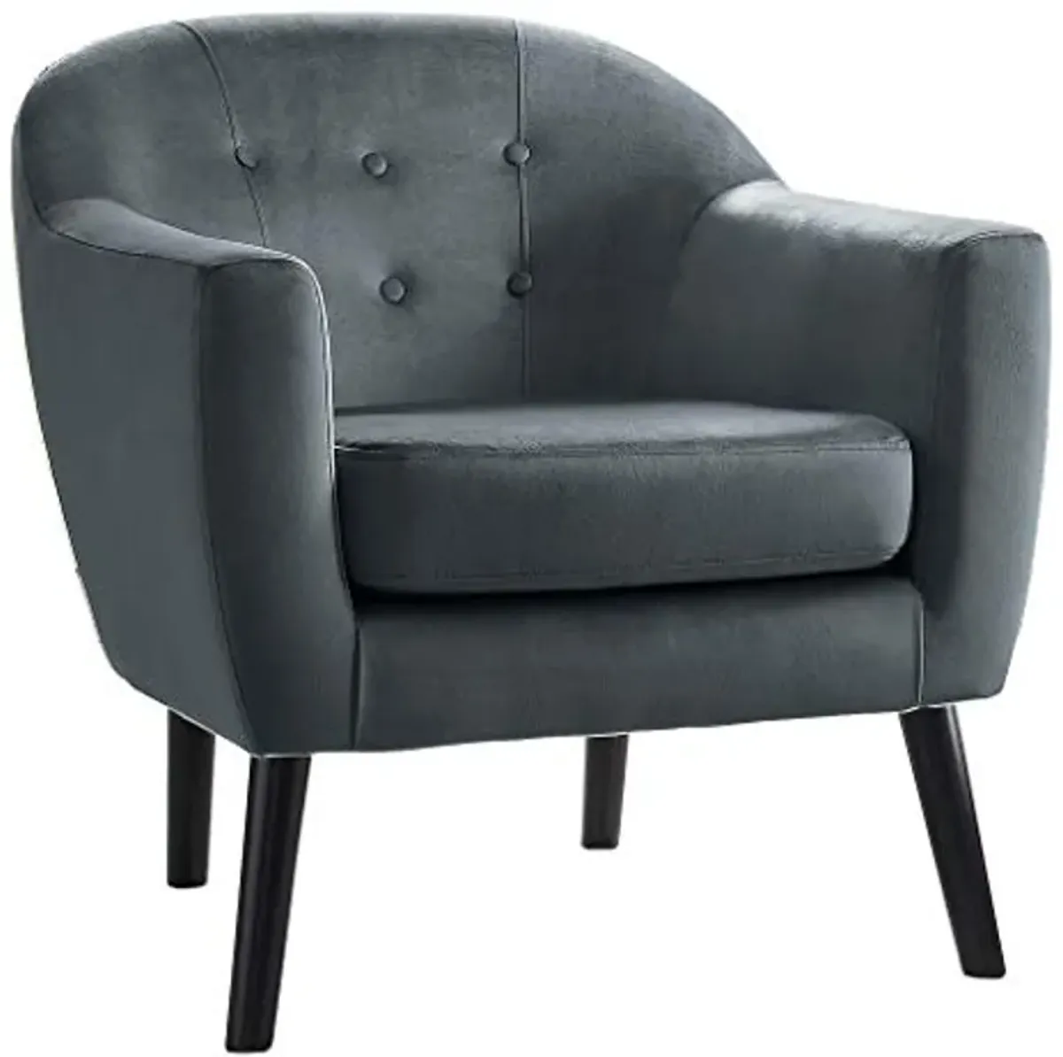 Homelegance Velvet Accent Chair, Gray