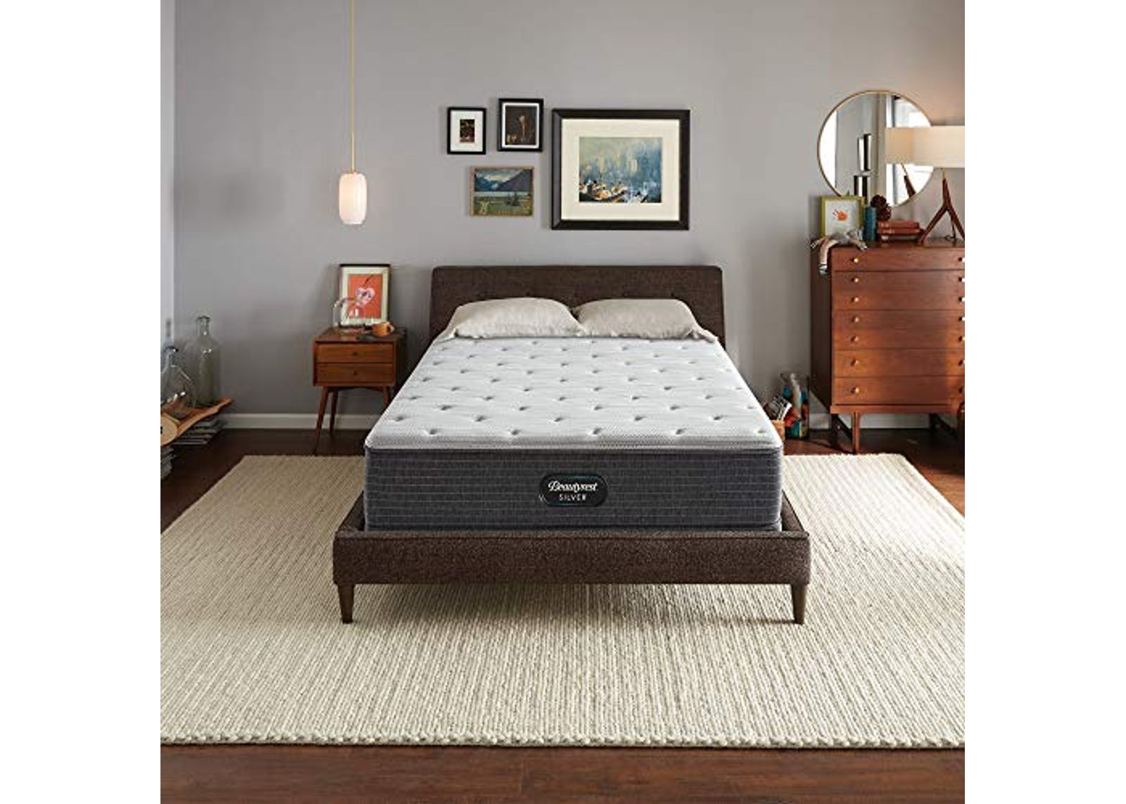 Beautyrest Silver BRS900 12 inch Medium Firm Innerspring Mattress, Queen, Mattress Only