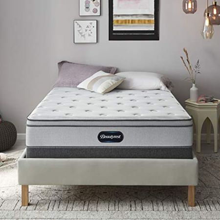 Beautyrest BR800 12 inch Plush Euro Top Mattress and Box Spring