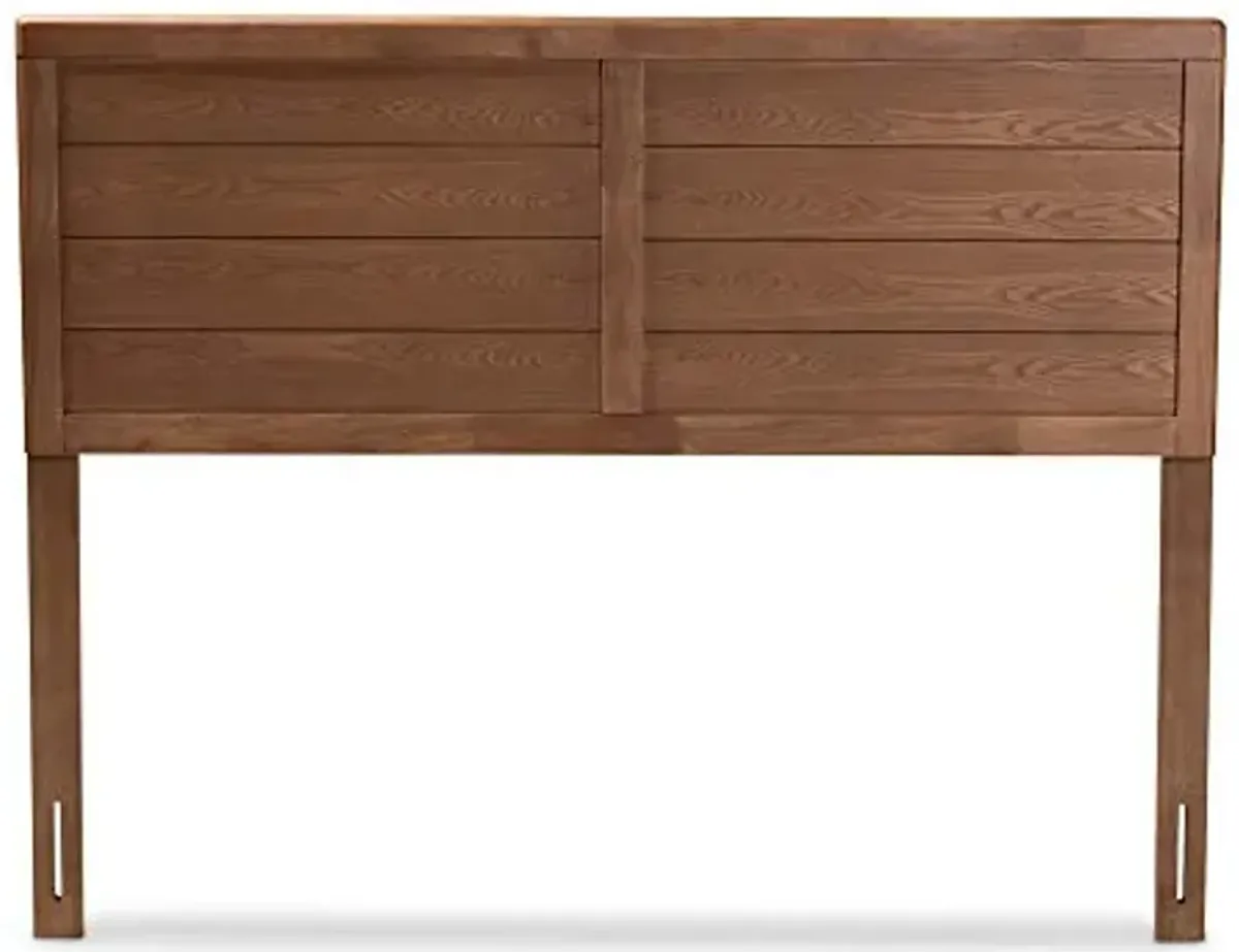 Baxton Studio Headboards, Full, Ash Walnut