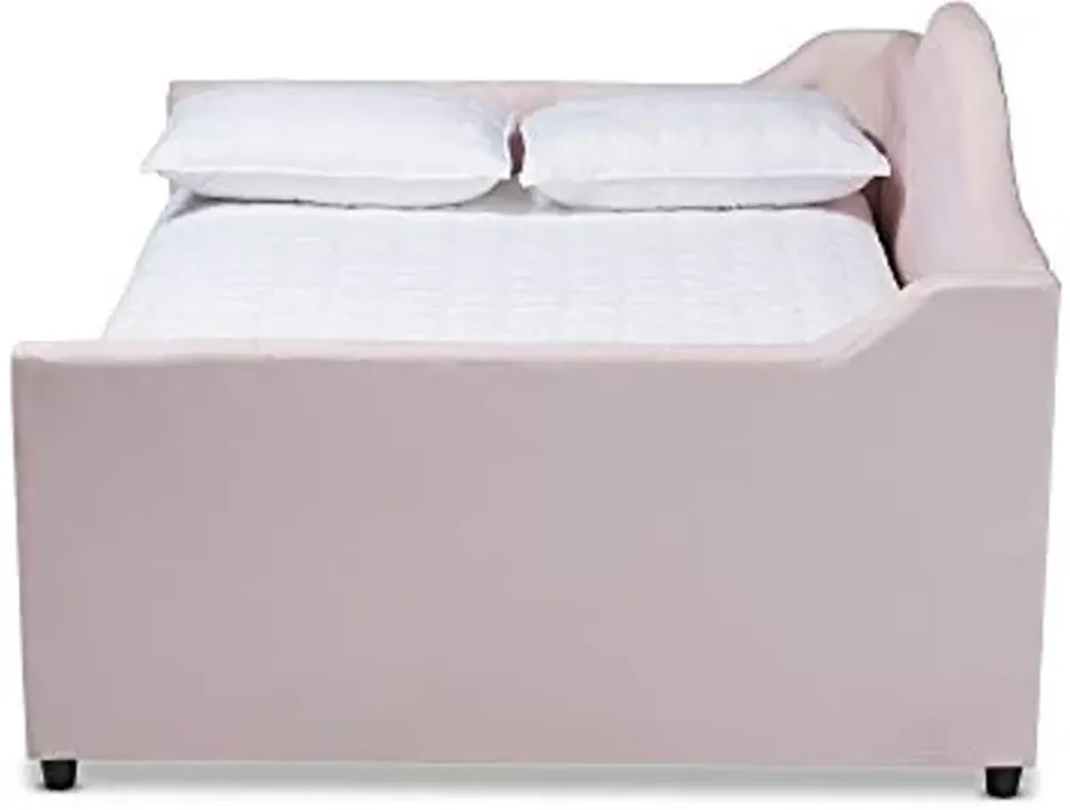 Baxton Studio Daybeds, Full, Light Pink