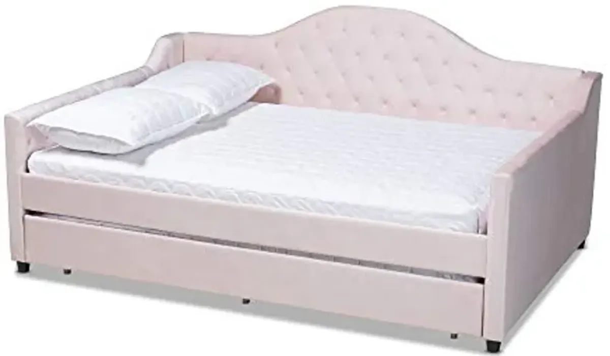 Baxton Studio Daybeds, Full, Light Pink