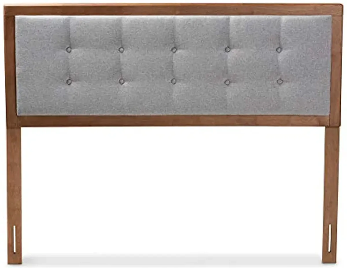 Baxton Studio Headboards, Queen, Gray/Walnut