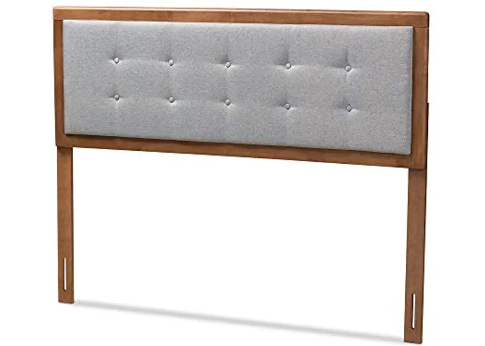 Baxton Studio Headboards, Queen, Gray/Walnut