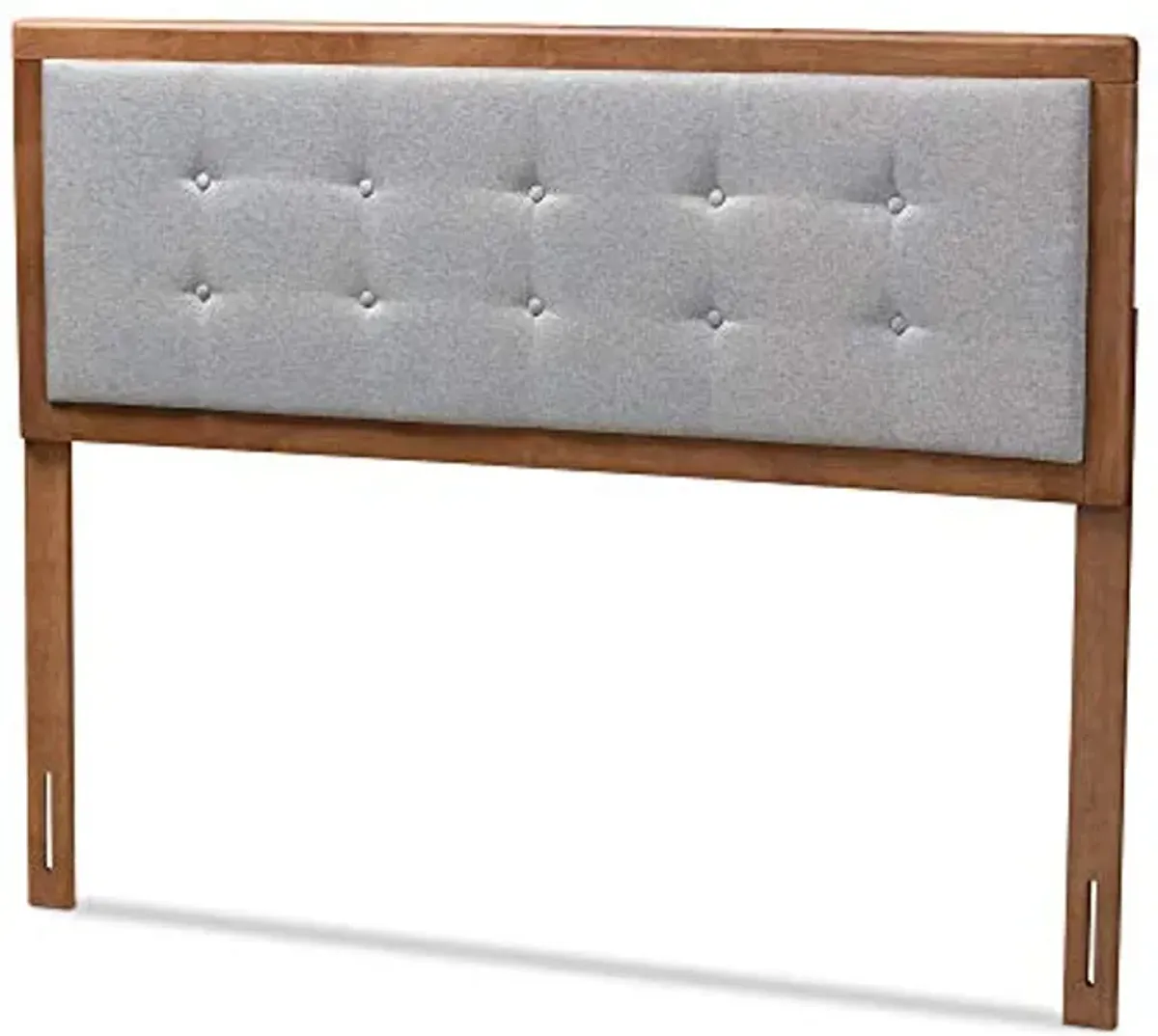 Baxton Studio Headboards, Queen, Gray/Walnut