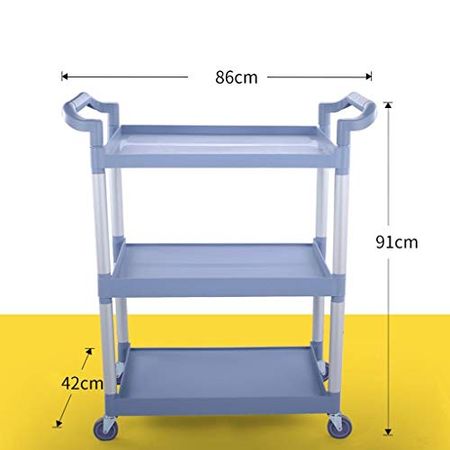 Trolley Multifunctional Three Layers Assembly Closing The Dining Car, Hotel Restaurant, PP Plastic Dining Car