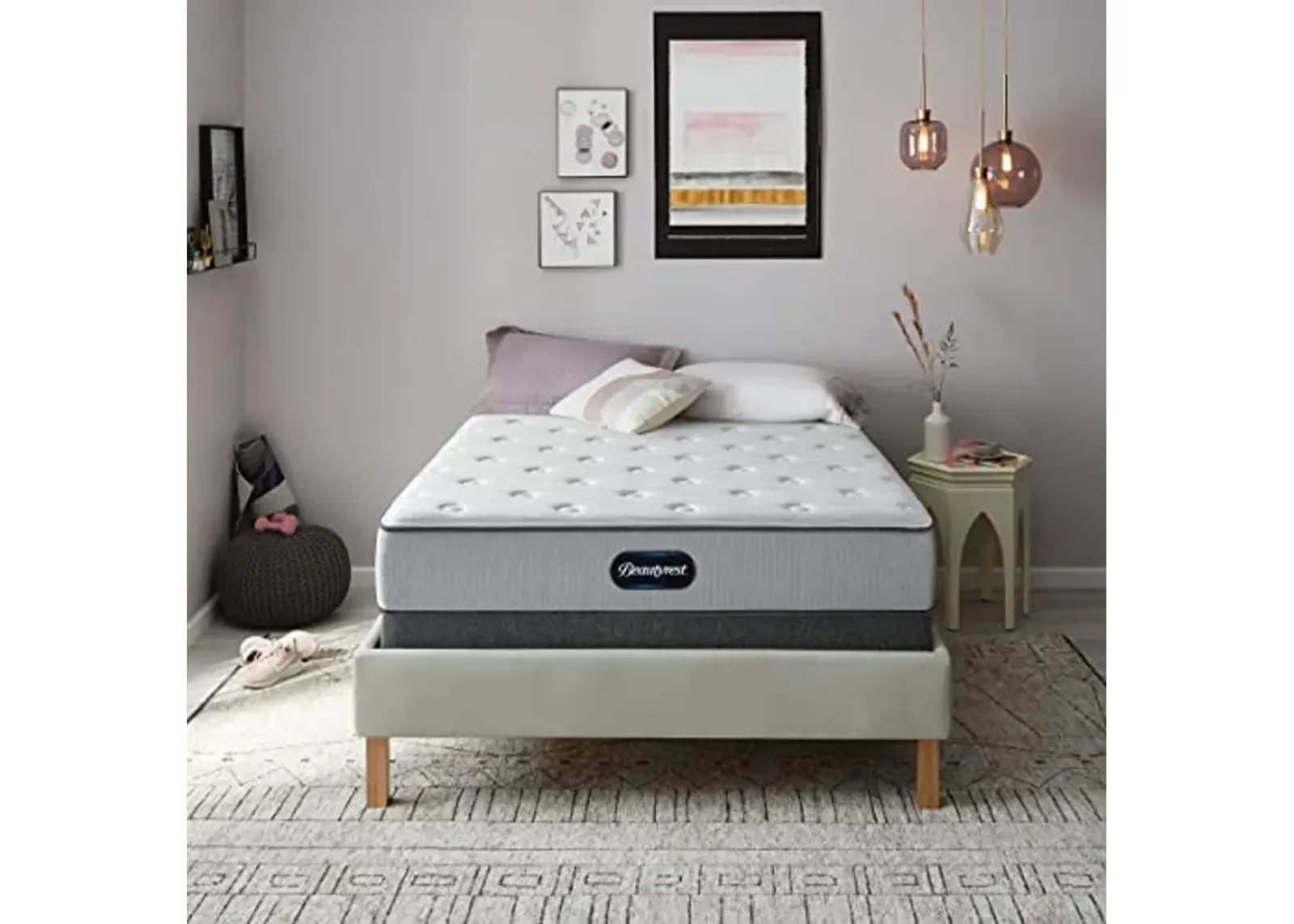 Beautyrest BR800 12 inch Medium Innerspring Mattress, King, Mattress Only