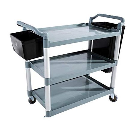 Move PP Service Trolley, Collecting A Dining Car, Catering Trolley With Universal Wheels For Kitchen, Hotels, Restaurants And Care Homes
