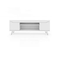 Manhattan Comfort Baxter Modern 60 Inches Living Room TV Stand, White