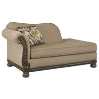 Signature Design by Ashley Westerwood New Traditional Left Arm Facing Corner Chaise, Brown