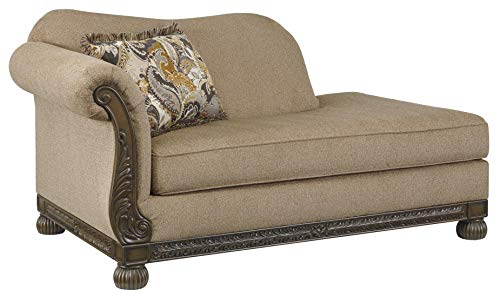Signature Design by Ashley Westerwood New Traditional Left Arm Facing Corner Chaise, Brown