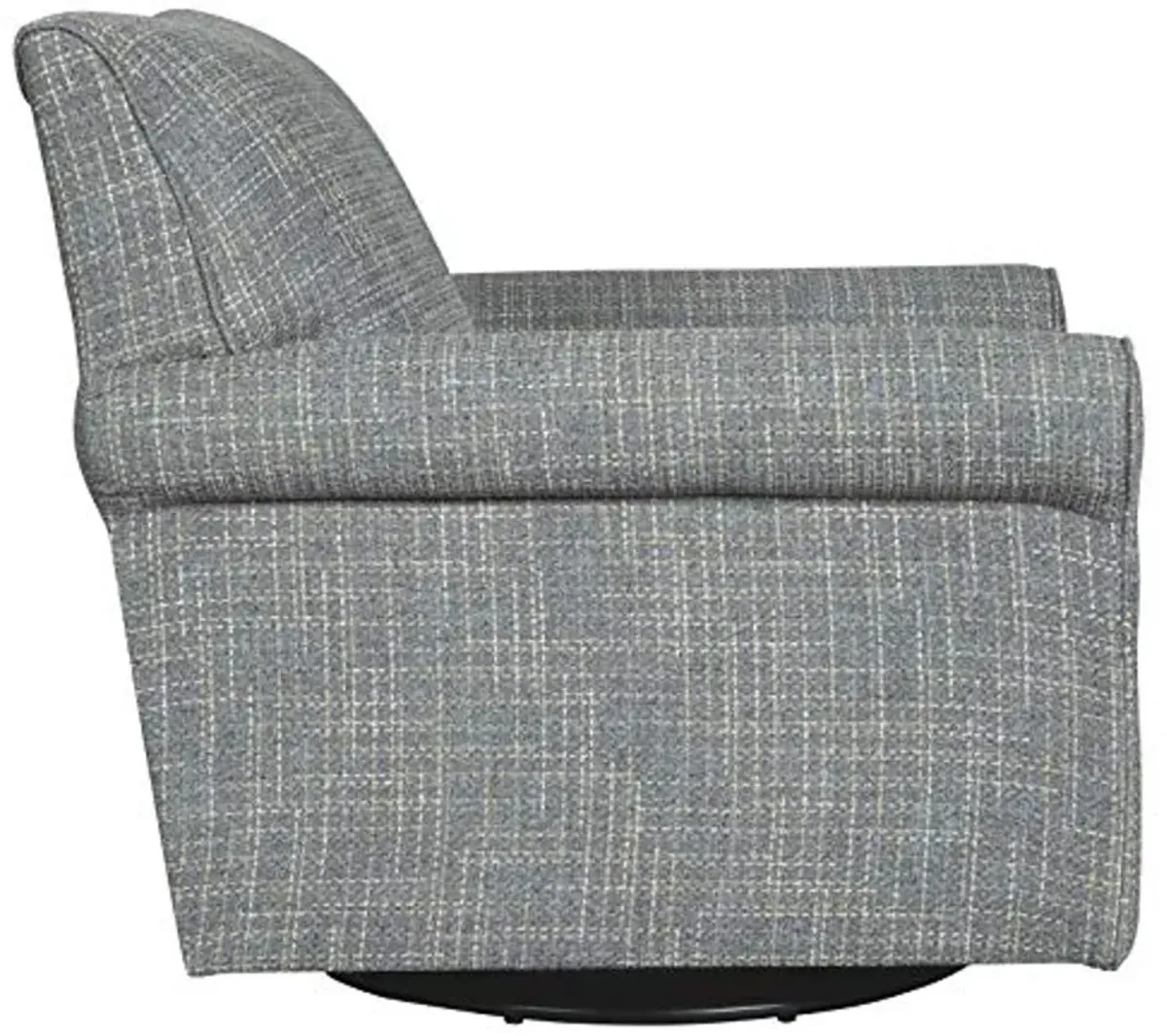 Signature Design by Ashley Renley 360-Degree Swivel Glider Nursery Accent Chair, Gray