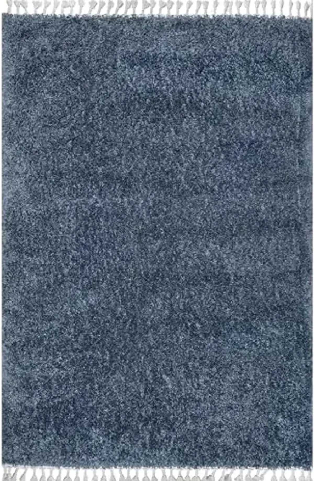 nuLOOM Neva Modern Tasseled Shag Area Rug, 7' 10" x 10' 10", Blue