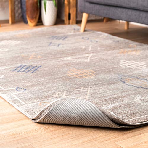 nuLOOM 9' x 12' Luxury Eco-Friendly Felt Rug Pad, 1/4" Ultra Thick, Non-Slip Backing, Customizable Size, Hardwood, Carpet Tile, Vinyl, Linoleum, Made in USA, 100% Recycled Materials, Grey