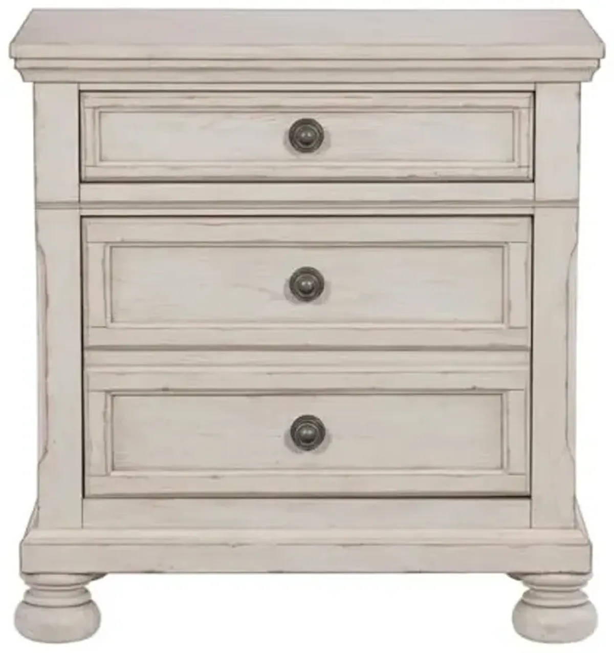Homelegance 2-Drawer Nightstand, One Size, Antique White
