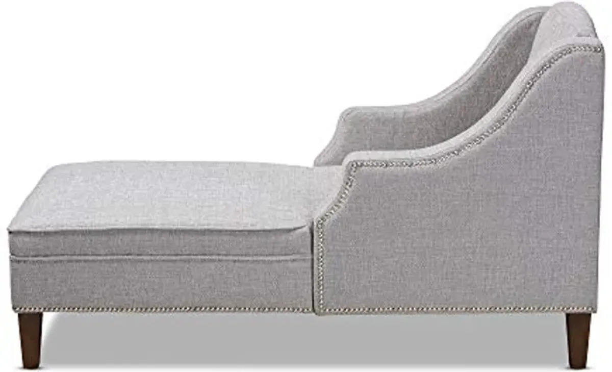 Baxton Studio Chaise, Gray