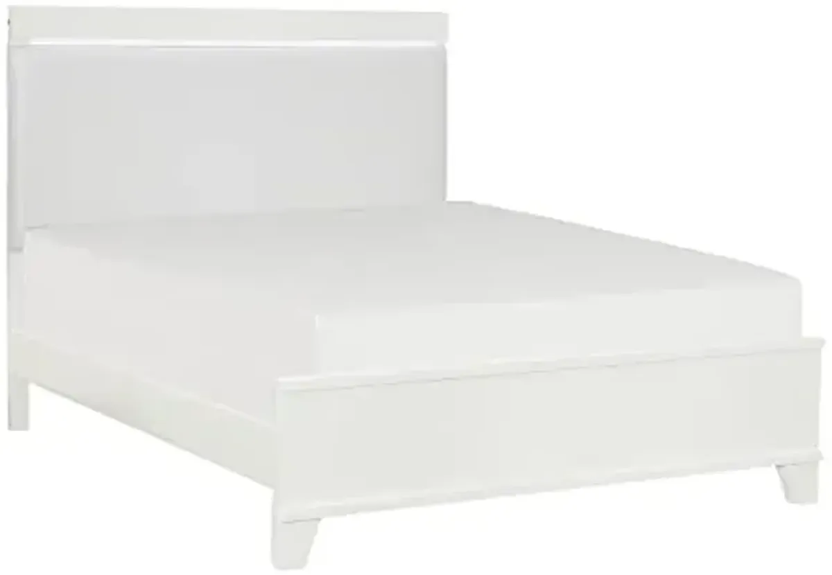 Homelegance Eleonore Panel Bed, Queen, White