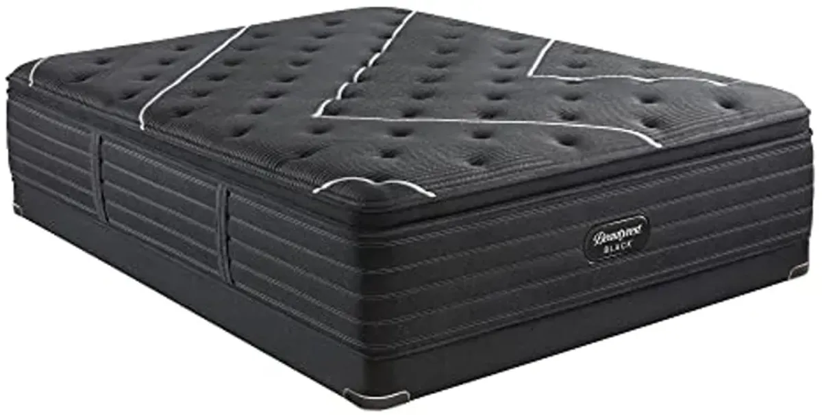 Beautyrest Black 16 Inch King C-Class Plush Pillow Top Premium Pocketed Coil Mattress with Cooling Technology