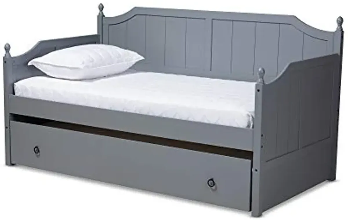 Baxton Studio Daybed, Single, Gray