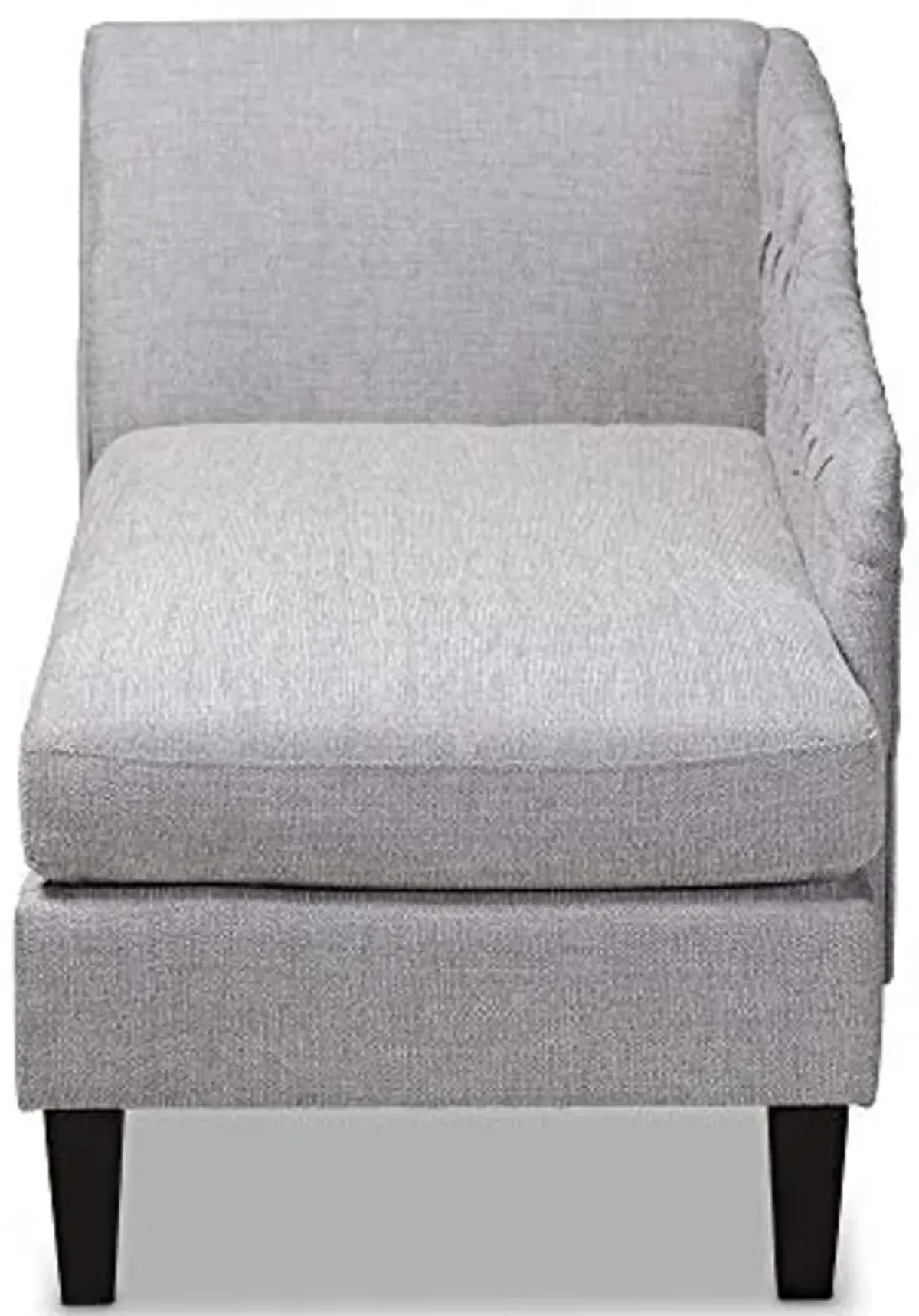 Baxton Studio Chaise, Gray