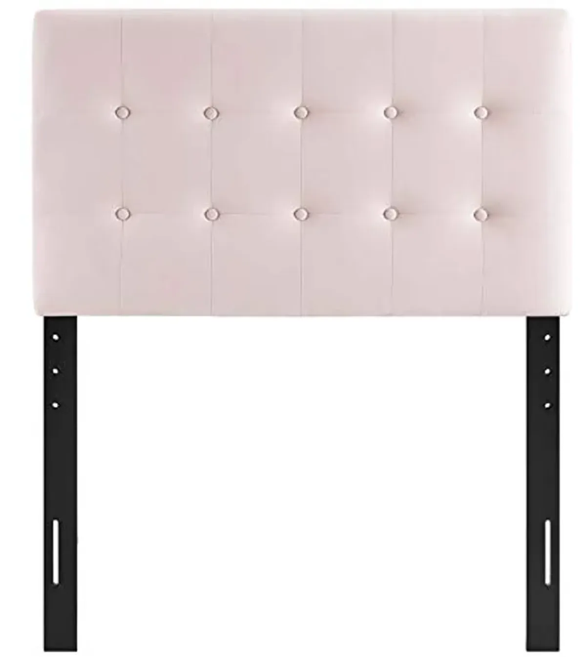 Modway Emily Twin Biscuit Tufted Performance Velvet Headboard, Pink