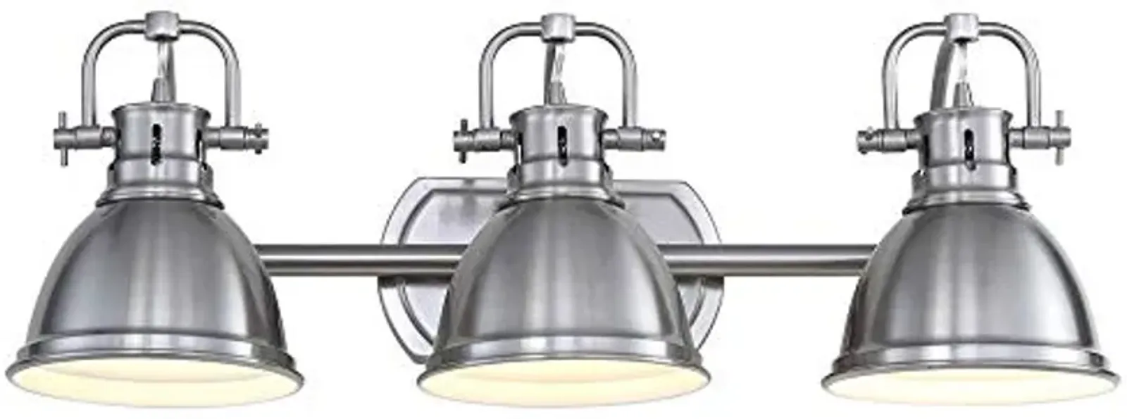 SAFAVIEH SCN4054A Roland Brush Nickel 3-Light Bathroom (LED Bulbs Included) Sconce, Bronze