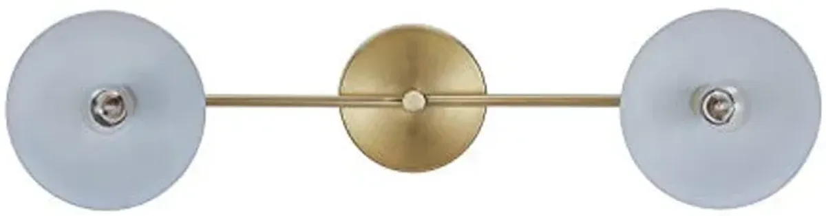 SEI Furniture AMZ8691TL Southern Enterprises Pedretti 2-Light Indoor Sconce, Antique Bronze