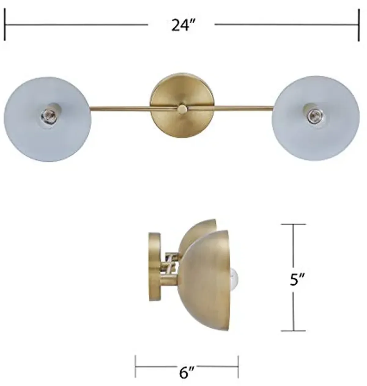 SEI Furniture AMZ8691TL Southern Enterprises Pedretti 2-Light Indoor Sconce, Antique Bronze