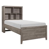 Homelegance Bookcase Bed, Twin, Grayish Brown
