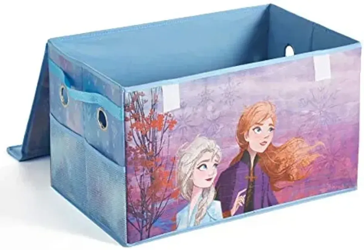 Idea Nuova Disney Frozen 2 Mini Collapsible Children’s Toy Storage Trunk, Durable with Lid