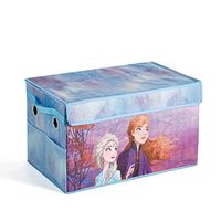 Idea Nuova Disney Frozen 2 Mini Collapsible Children’s Toy Storage Trunk, Durable with Lid