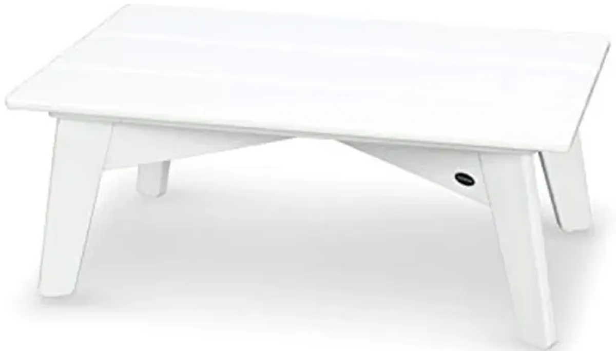 POLYWOOD® Riviera Conversation/Coffee Table, White