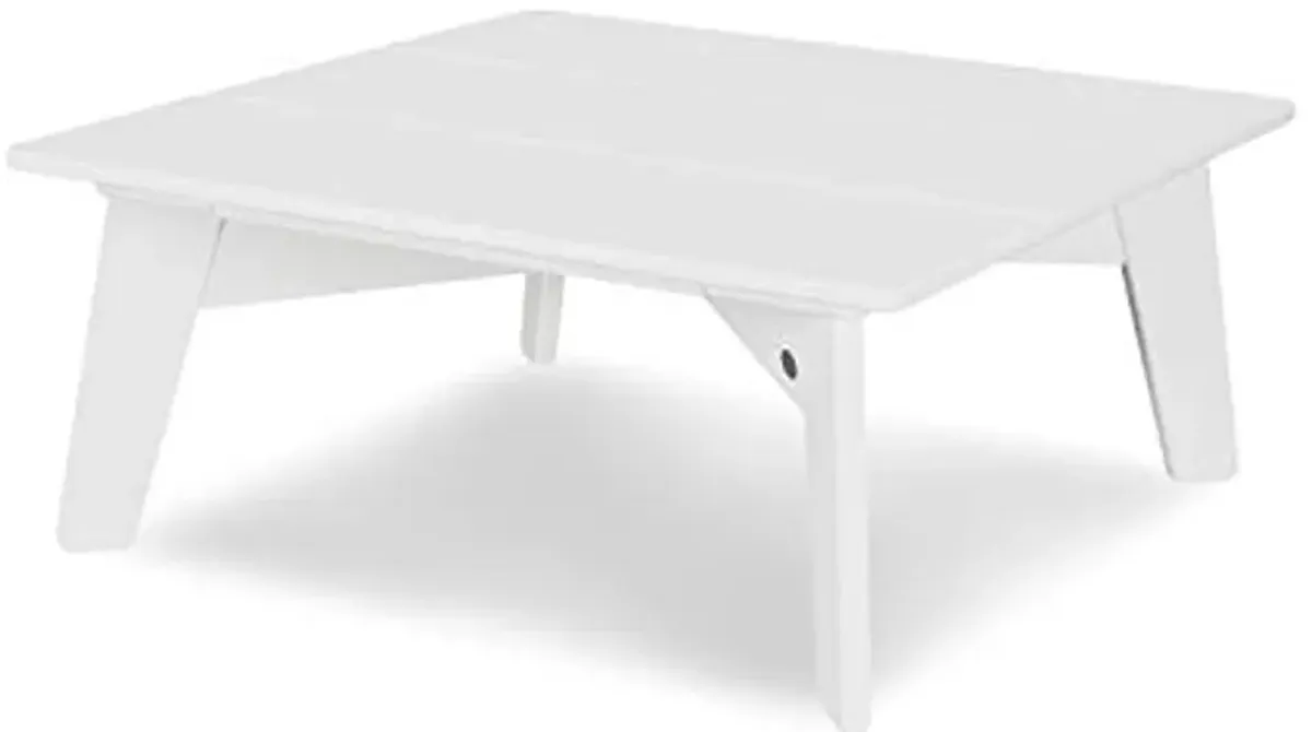 POLYWOOD® Riviera Conversation/Coffee Table, White