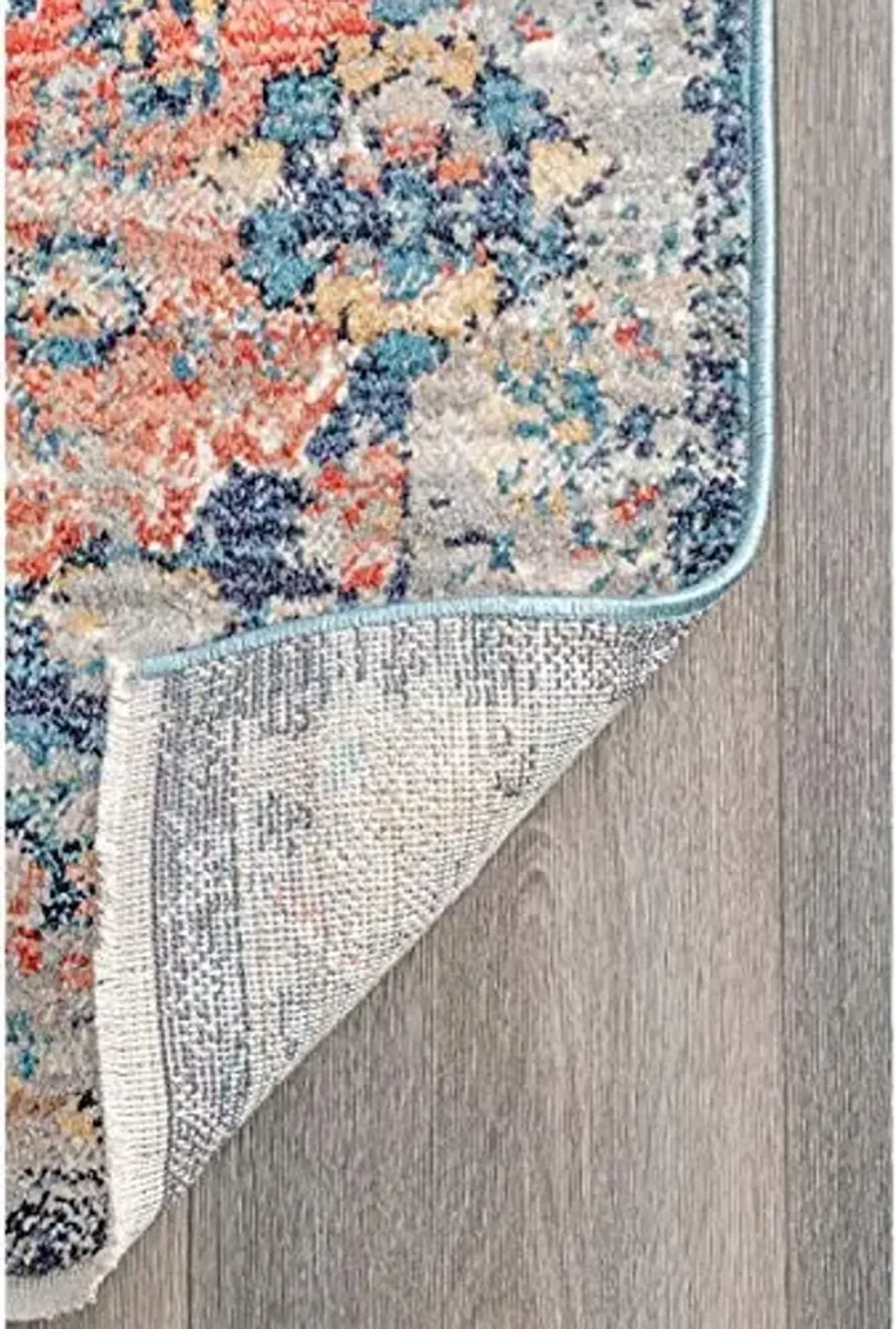 nuLOOM Sawyer Vintage Transitional Area Rug - 2x8 Runner Rug Vintage Multi/Ivory Rugs for Living Room Bedroom Dining Room Entryway Hallway Kitchen