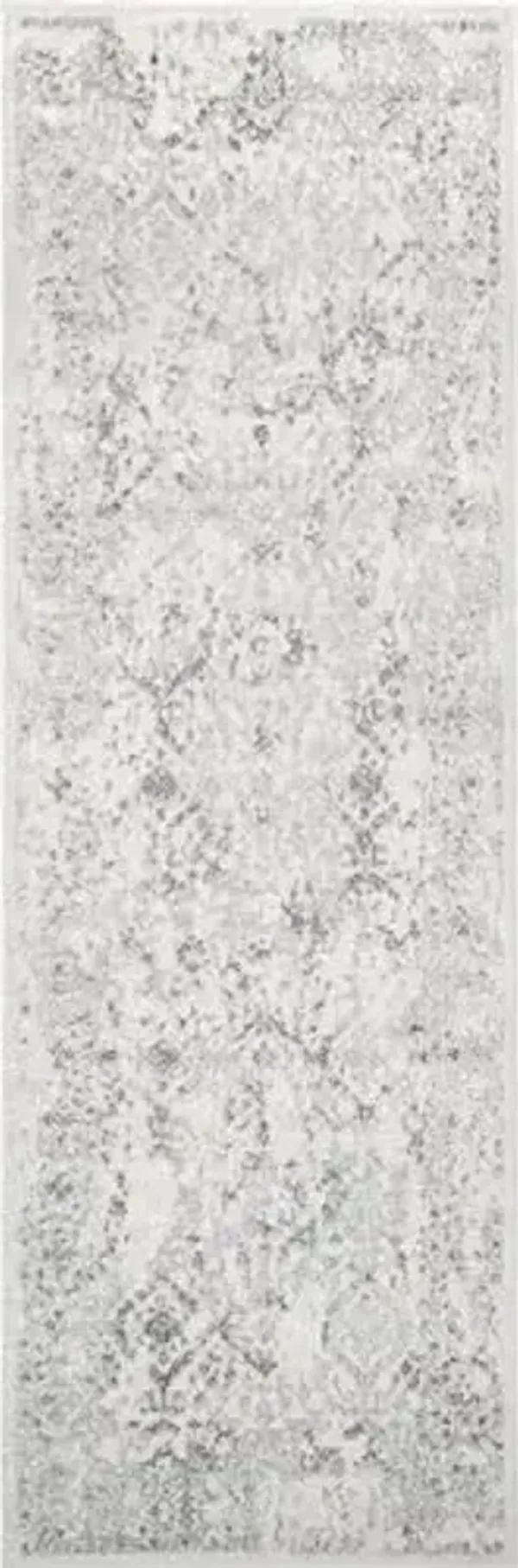 nuLOOM Odell Faded Vintage Runner Rug, 2' x 6', Ivory, Runner, 0.47" Thick