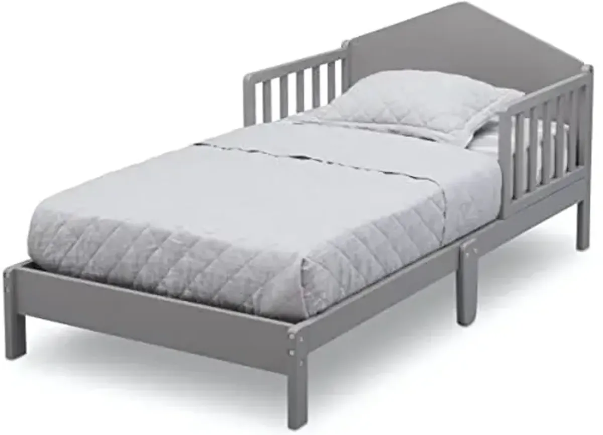 Delta Children Homestead Toddler Bed - Greenguard Gold Certified, Grey