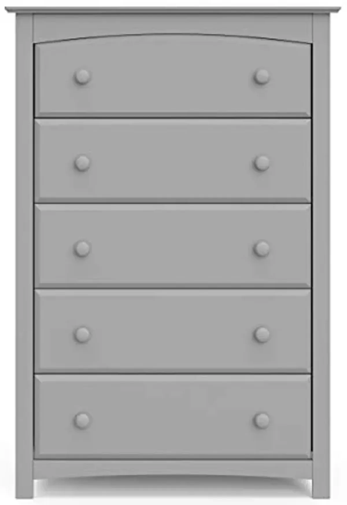 Storkcraft Kenton 5 Drawer Dresser (Pebble Gray) – Dresser for Kids Bedroom, Nursery Dresser Organizer, Chest of Drawers for Bedroom with 5 Drawers, Universal Design for Children’s Bedroom