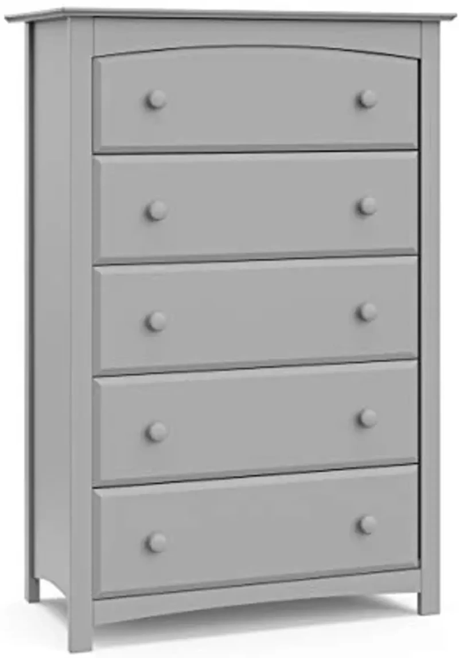 Storkcraft Kenton 5 Drawer Dresser (Pebble Gray) – Dresser for Kids Bedroom, Nursery Dresser Organizer, Chest of Drawers for Bedroom with 5 Drawers, Universal Design for Children’s Bedroom