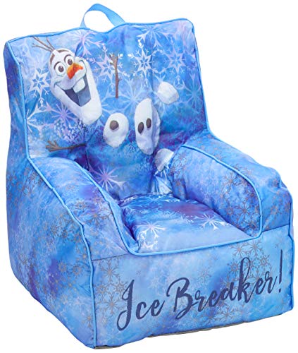 Frozen 2 Kids Nylon Bean Bag Chair with Piping & Top Carry Handle with Olaf Graphics