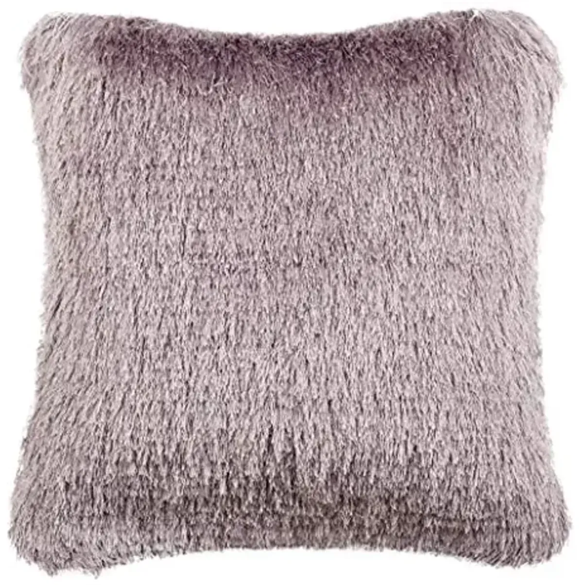 SAFAVIEH Home Venice Lilac Glam Shag 20-inch Decorative Pillow Pillow