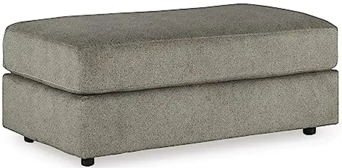 Signature Design by Ashley Soletren Contemporary Chenille Oversized Ottoman, Gray