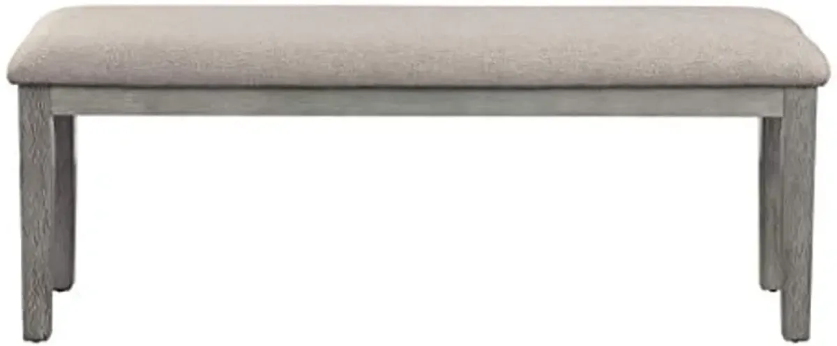 Homelegance Blair 48"W Dining Bench, Grey